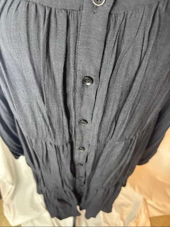 Bluivy Navy Collar Top - Picture 4 of 8